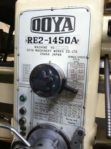 Ooya RE 2-1450A, Machine ID: 5760